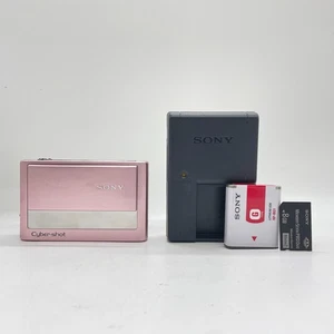Sony Cyber-shot DSC-T20 Pink Digital Camera – Excellent Tested w/USB Transfer Ki - Picture 1 of 11