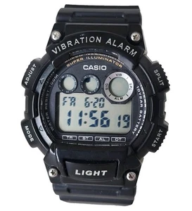 Casio Illuminator Watch Digital Backlight 3416 W-735H Fits To 8" 44mm Works - Picture 1 of 12