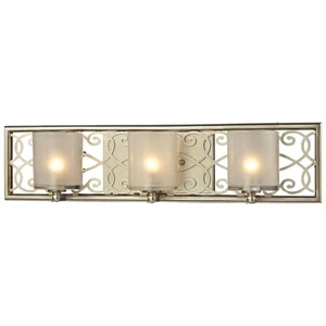 Elk Home 31428/3 Santa Monica Collection 3 Bath Light, 6 x 23 x 4", Aged Silver - Picture 1 of 2