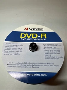 Verbatim DVD-R 4.7GB 8x Recordable Disc 44pk With 6pk Of DVD-R 4.7GB 16x NEW - Picture 1 of 10