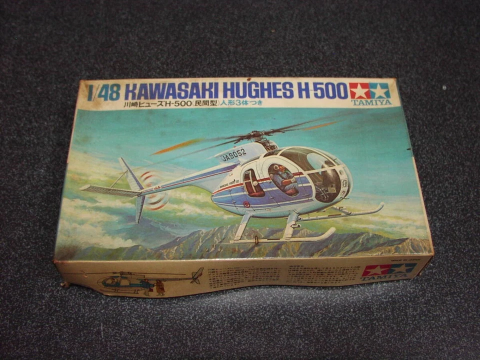 TAMIYA 1/48 Kawasaki Hughes H-500 (tipo civile) plastica el - Immagine 1 di 2