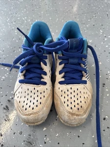 Jugend Under Armour Baseball Stollen blau/weiß Größe 12 K - Bild 1 von 5
