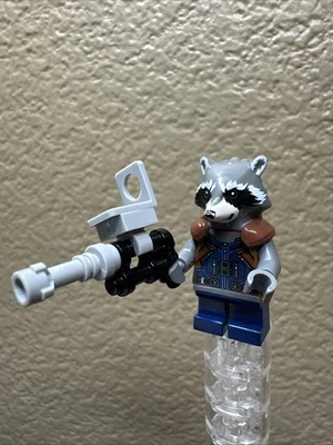 LEGO Rocket Mapache Minifigura sh0384 Marvel Super Heroes Guardianes Galaxia G9 Foto 1 de 4