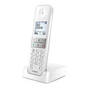 Telefono Senza Fili Philips D4701W/34 Bianco Nero - Zdjęcie 1 z 1