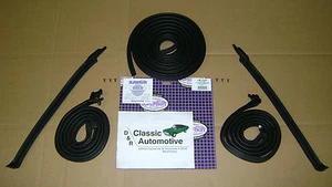 64-65 Chevelle Weatherstrip Convertible Door Pillar Post Trunk METRO MOLDED USA - Picture 1 of 6