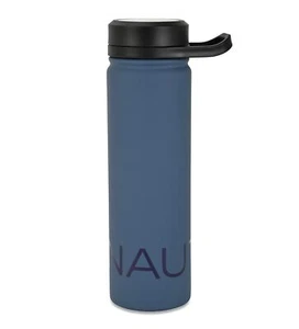 Nautica NH-SL0024DB Double Wall Insulated 24oz Logo Rotating Handle Water Bottle - Foto 1 di 1
