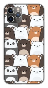 Coque en silicone imprimée compatible Apple iPhone 11 Pro Réunion de Nounours - Imagen 1 de 3