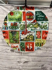 NEW Under Christmas Grinch Cindy Lou Who 35” Tree Skirt Xmas Holiday Mat Rug - Picture 1 of 4