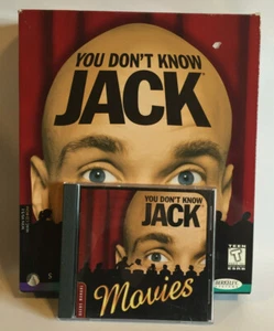 You Don't Know Jack Movies CD-ROM Windows / MAC gioco trivia in scatola - Sierra - Foto 1 di 12