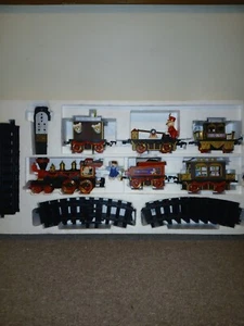 Vtg RARE Toy State Holiday Christmas Magic Express Train Set W/Remote 90's QVC - Picture 1 of 11