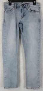 Pantalones de mezclilla para hombre Volcom Vorta ajustados rectos talla 30x31 mezcla de algodón - Imagen 1 de 11