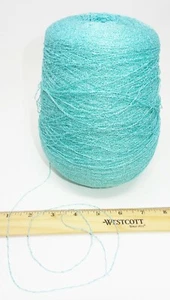 2lb Machine Knitting Cone Spool - Clifton Aqua Green - Phoenix Dye! - Picture 1 of 3