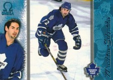 1997-98 Pacific Omega ICE BLUE #224 MATHIEU SCHNEIDER - Toronto Maple Leafs