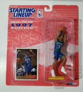 1997 Kenner Starting Lineup SLU Stephon Marbury Timberwolves Action Figure New - Picture 1 of 3