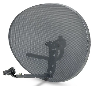 80cm Zone 2 Satellite Dish & MK4 Single LNB For Sky Freesat HD Polsat Hotbird - Picture 1 of 11