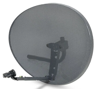 SSM Plato satelital de 80 cm zona 2 y MK4 único LNB para Sky Freesat HD Polsat Hotbird