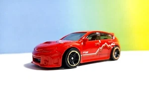 SUBARU WRX STI rossa portachiavi auto Hot Wheels car keychain in regalo:) - Imagen 1 de 3