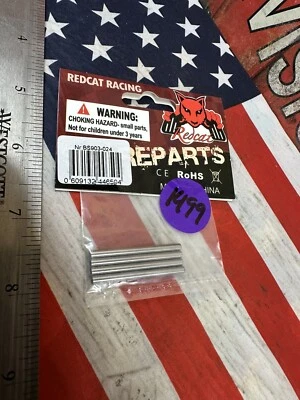 REDCAT RACING BS903-024 3x37.5mm X 4pc. Front Suspension Arm Pin-Short USA Shipp - Image 1 of 3