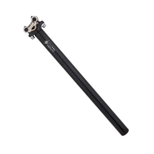 Origin-8 Pro Fit Alloy Bicycle Seatpost 25.4mm x 400mm Extra Long Black Anodized - Picture 1 of 2