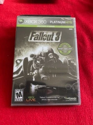 Fallout 3 Xbox 360 Platinum Hits Xbox One Compatible NEW SEALED - Image 1 of 4