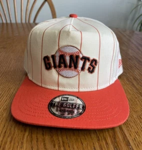 New Era San Francisco Giants El Golfista a Rayas Snapback Ajustable Sombrero Gorra - Imagen 1 de 6