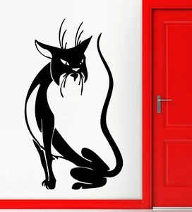 Wall Stickers Vinyl Decal Animal Cat Pets Nursery Kids Room (ig1723) - Picture 1 of 3