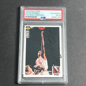 1993-94 Upper Deck #330 Kevin Gamble Signed Card AUTO PSA Slabbed Heat - Picture 1 of 2