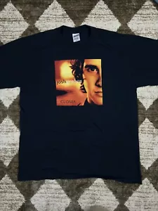 JOSH GROBAN CLOSER music TOUR CONCERT black T-SHIRT, Size Large - Picture 1 of 6
