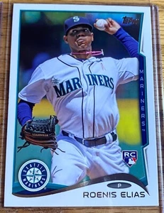 2014 Topps Update Roenis Elias US-220 Seattle Mariners MLB Baseball - Picture 1 of 2