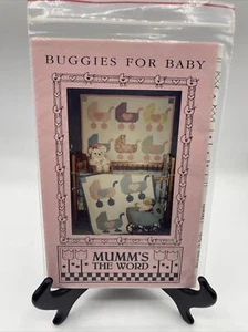 Mumm's the Word Buggies for Baby Quilt Pattern Wall Hanging Crib Quilt 1989 New - Picture 1 of 5