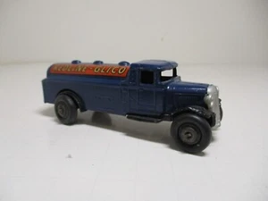 VINTAGE DINKY TOYS MECCANO #25d PETROL TANK WAGON RESTORED REDLINE-GLICO, NM. - Picture 1 of 12