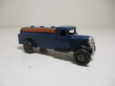 VINTAGE DINKY TOYS MECCANO #25d  PETROL TANK WAGON RESTORED REDLINE-GLICO, NM. - Image 1 of 4