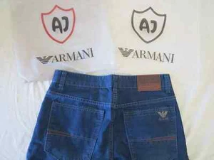 ARMANI JEANS DENIM CULTURE HAND CRAFTMAN LIMITED EDITION MADE IN ITALY 32 RARE - Imagen 1 de 12