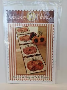 Telas acolchadas de calabaza con patrón de corredor de mesa Patchwork 12,5 x 53" otoño - Imagen 1 de 2