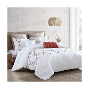 Modern Threads 8 Piece Tufted All Season Down Alternative Comforter Set Beddi... - Picture 1 of 3