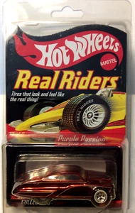 Hot Wheels Real Riders Purple Passion #2/6 Series 4 with Card Protector 9287 - Picture 1 of 2