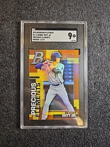 2020 BOBBY WITT JR (RC) 16/25 SGC 9 MT #PE-13 Elementi Preziosi ~1°B - Foto 1 di 5