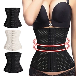 FAJAS WAIST TRAINER CORSET Breathable Tummy Girdle Belt Sport Body Shaper WOMEN - Picture 1 of 19