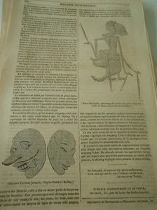 Théatre Javanais 1839 Gravure Print Article - Imagen 1 de 1