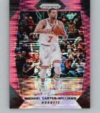 2017-18 Panini Prizm Prizms Pink Pulsar #235 Michael Carter-Williams /42 Hornets