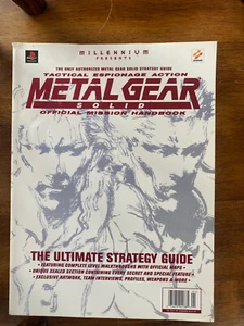 Metal Gear Solid, Official Mission Handbook Strategy Guide Millenium PS1 - Picture 1 of 1