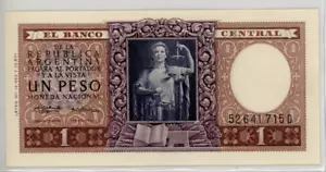 Argentina 1956 1 Peso Banknote - FREE SHIPPING! 0426 - Picture 1 of 2