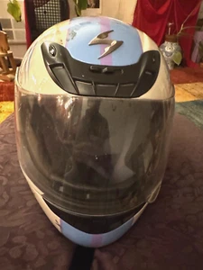 Scorpion Women's  Exo-400 Paradise Helmet in Excellent Condition - Picture 1 of 8