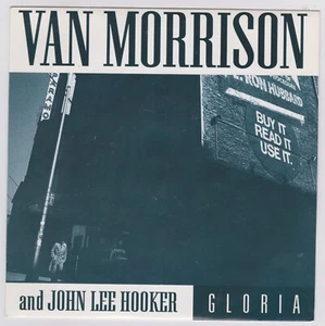 Van Morrison And John Lee Hooker Gloria 7" PS Promo Stickered - Picture 1 of 2