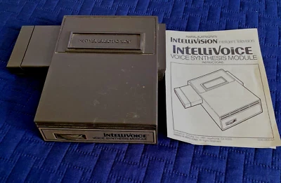 Intellivision Voice Synthesis Module Mattel Model 3330 w Pamphlet IntelliVoice - Image 1 of 4