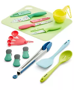 Art + Cook MULTI COLOR Kitchen Gadget & Cutlery Knives Chef Set - 23 Pieces - Picture 1 of 1
