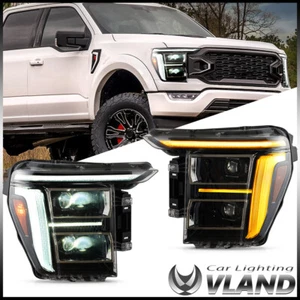 Faros LED para Ford F150 2021 2022 2023 Startup Animation ámbar/blanco DRL - Imagen 1 de 21