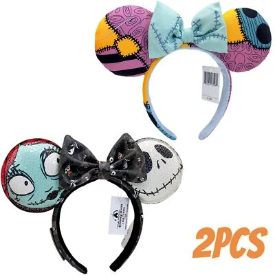 Disney- Nightmare Before Christmas Sally Ears+Halloween Loungefly Black Ghost - Image 1 of 4