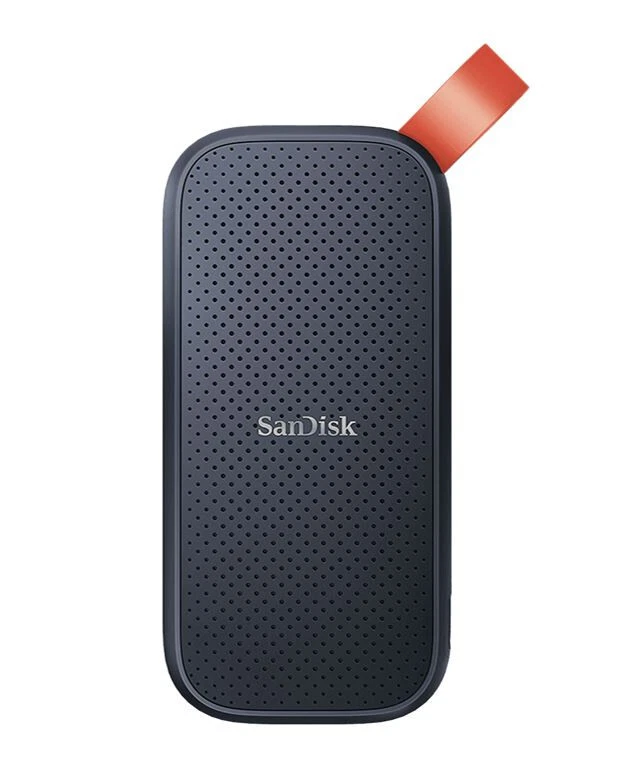 SanDisk Portable SSD SDSSDE30 480GB USB 3.2 Gen 2 Type C to A cable Read speed u - Image 1 of 1