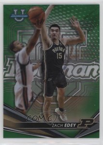 2022-23 Bowman University Best Green Refractor /99 Zach Edey #74